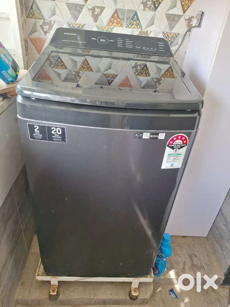 Washing machine with out stand