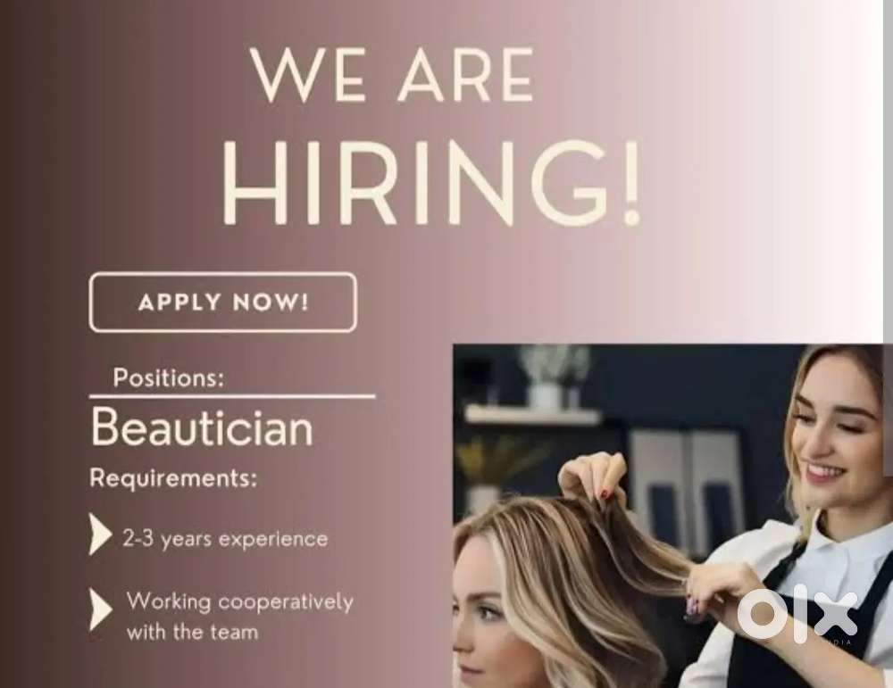 Beautician wanted