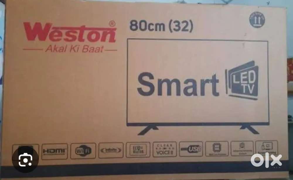 Weston 32 inch smart LED new piece box pack with bill 2 years warranty
