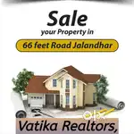 14x65 commercial plot right opp NCL project 66 ft road in 1.75 cr sale