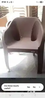 Plastic nilkamal chair and office table