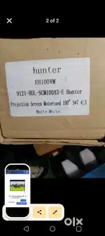 Remote Projector screen