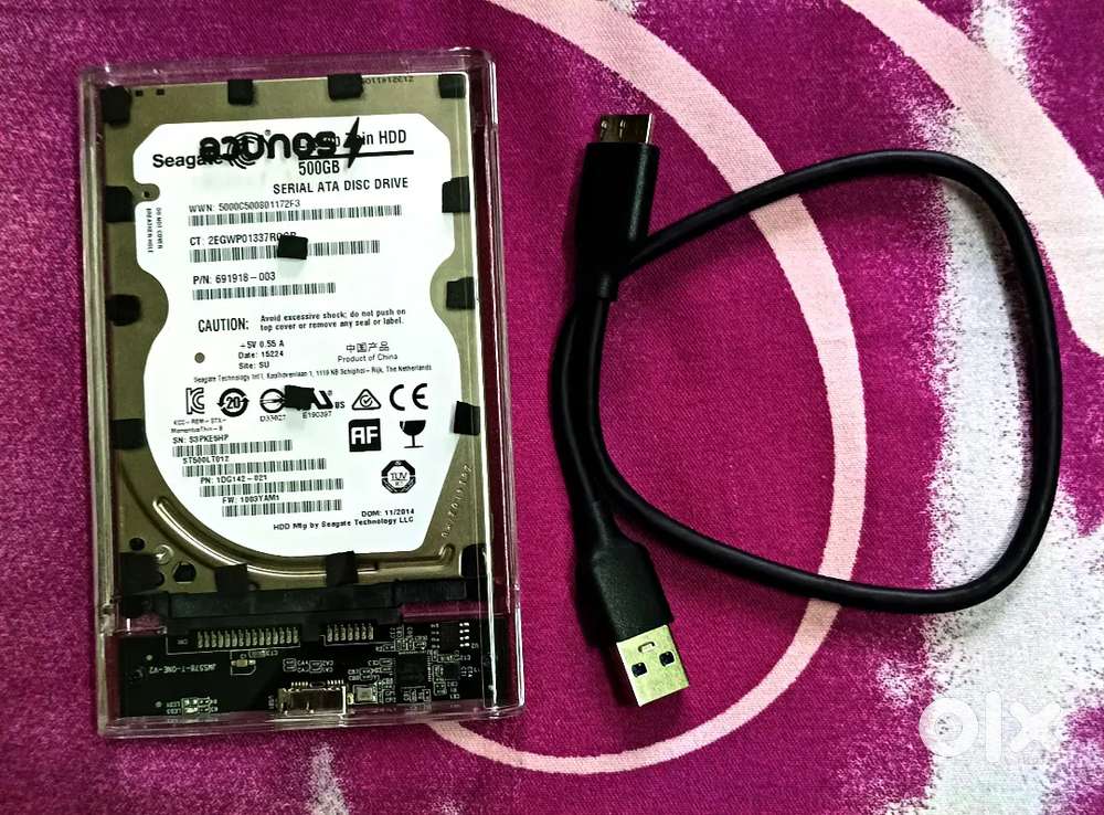 Hard disk for laptop and external device