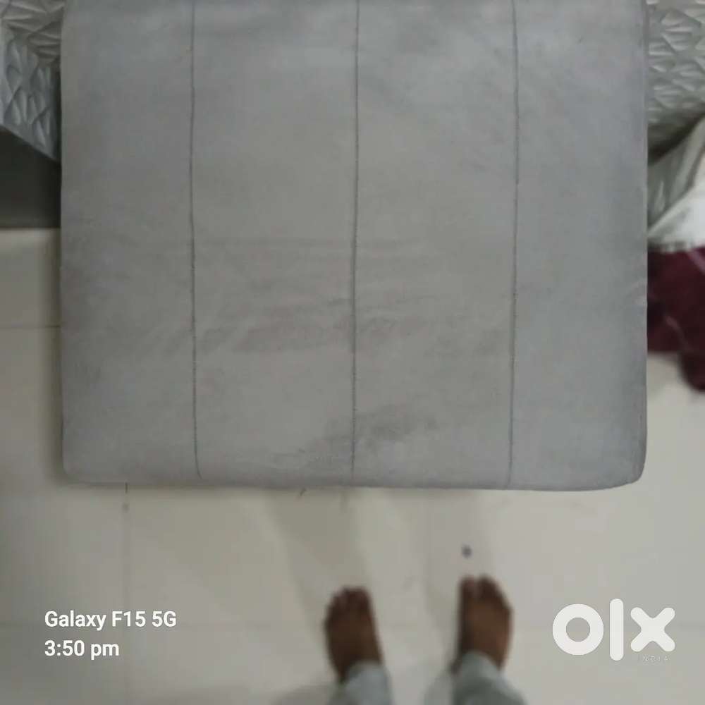 Preimum sofa chair and table with grey colour  it is (NEW)