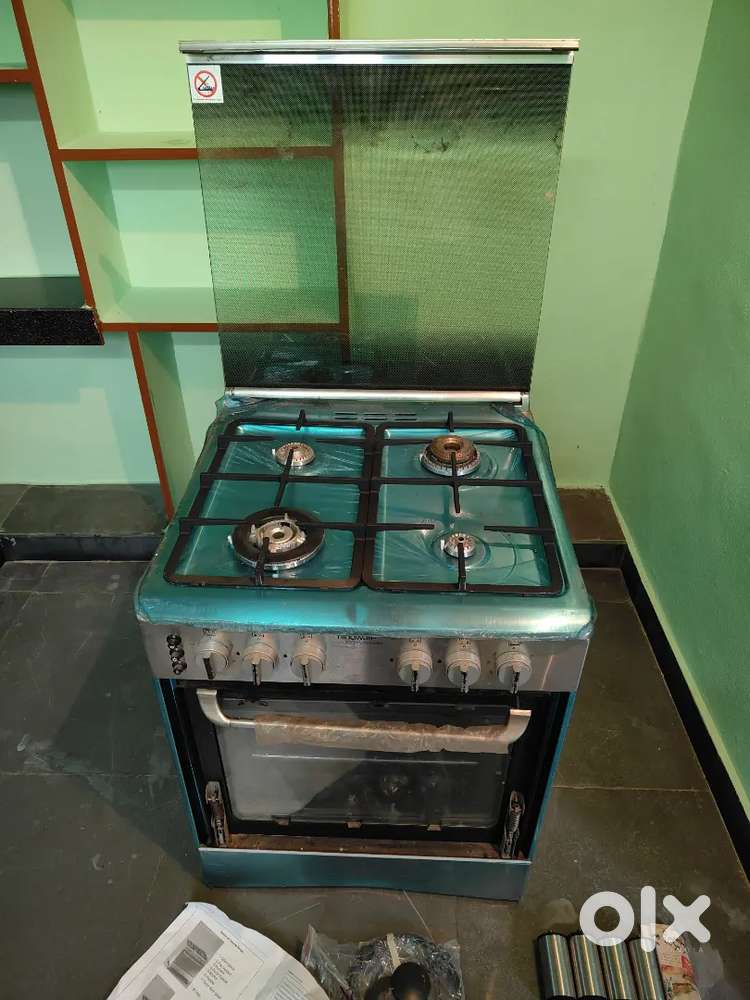 Gas stove and grill chicken