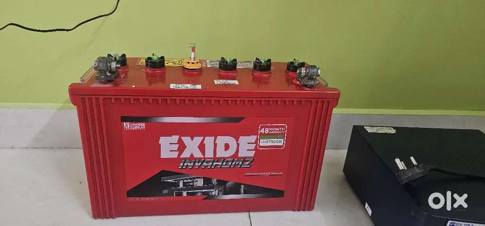 Luminous inverter 750, 100AH inverter battery
