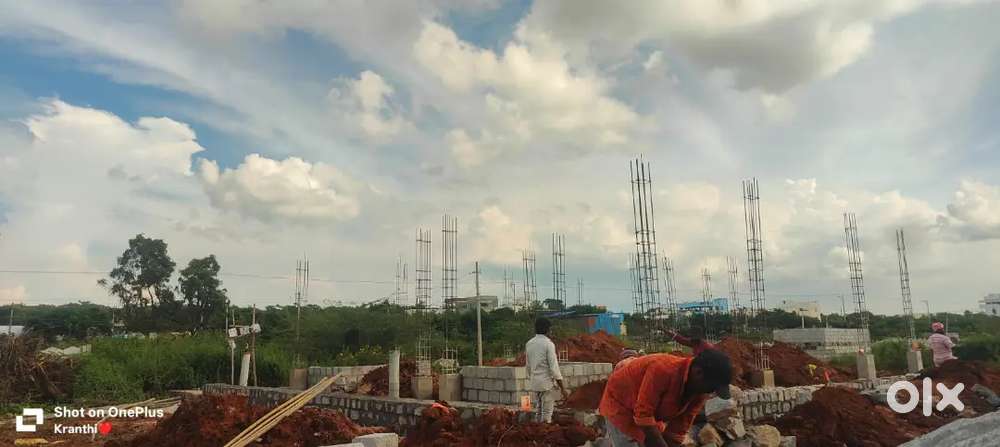 106Sq yards south face under construction for sale 4th bit mainroad