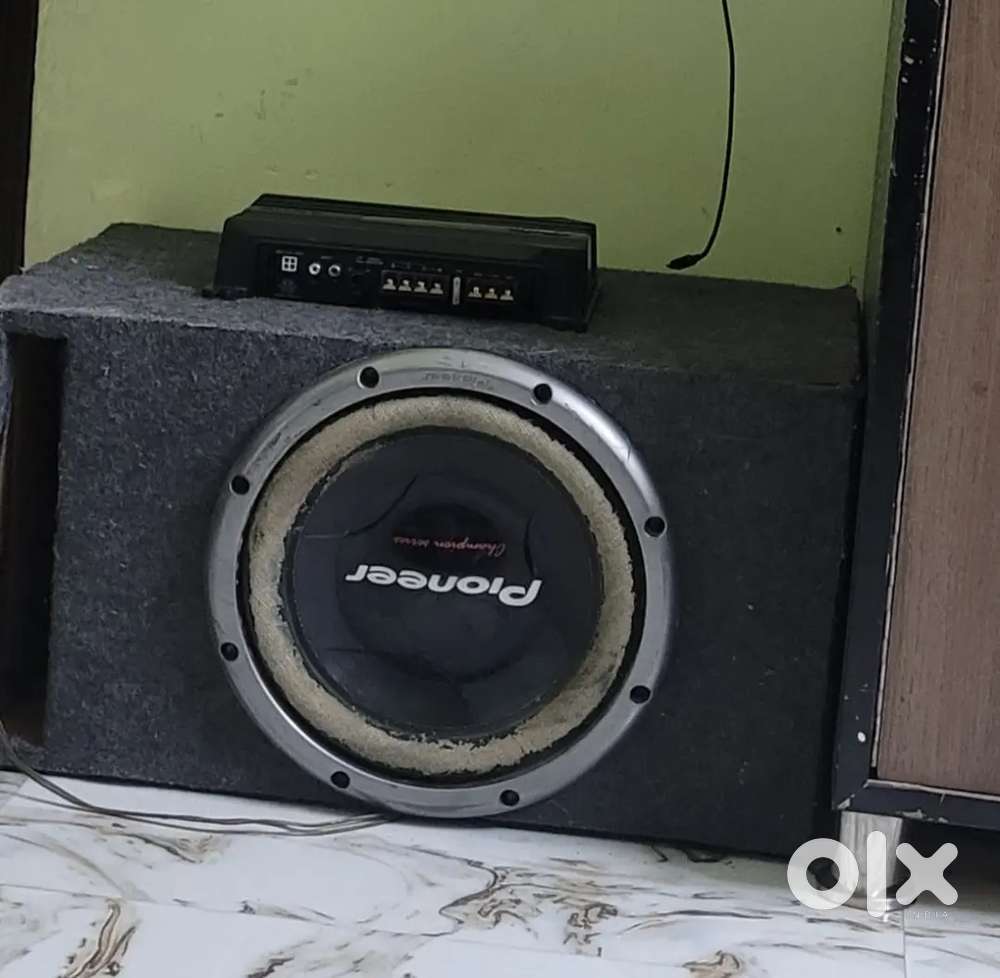 Woofer and amplifier
