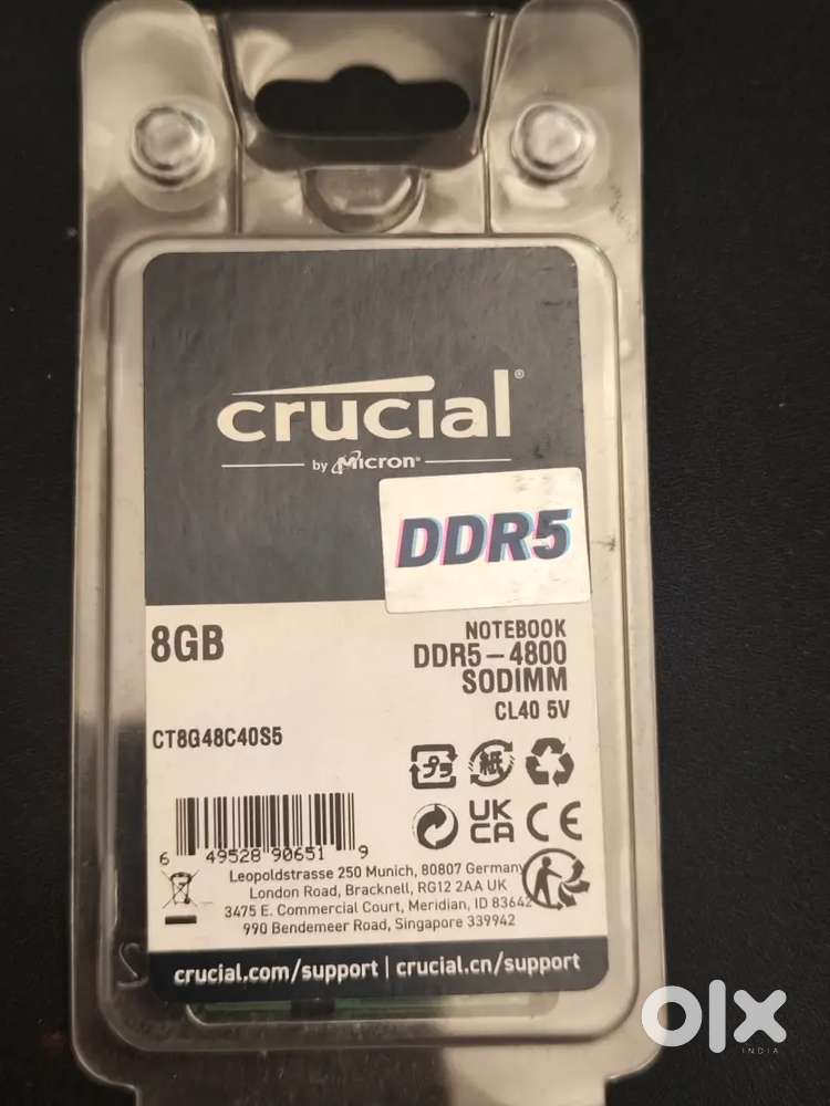 CRUCIAL DDR5 LAPTOP RAM