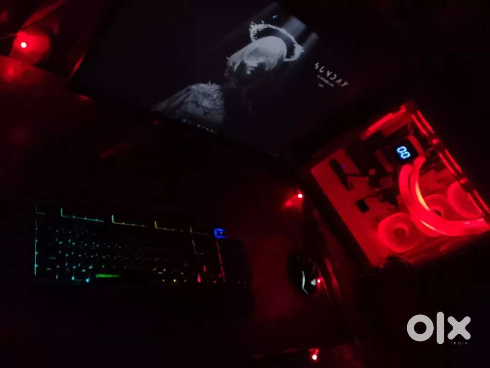 Gaming pc full white