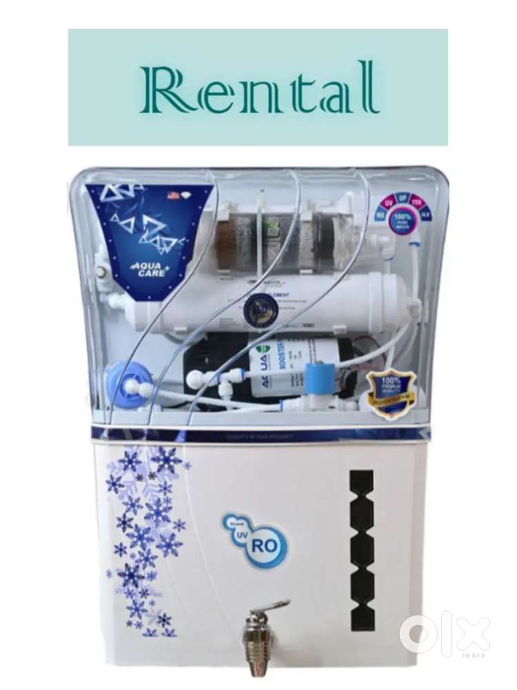Water purifier available on rent