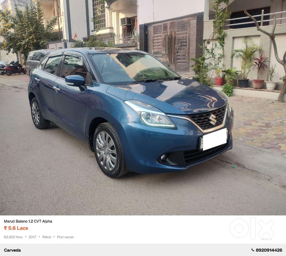 Maruti Suzuki Baleno 1.2 CVT Alpha, 2018, Petrol