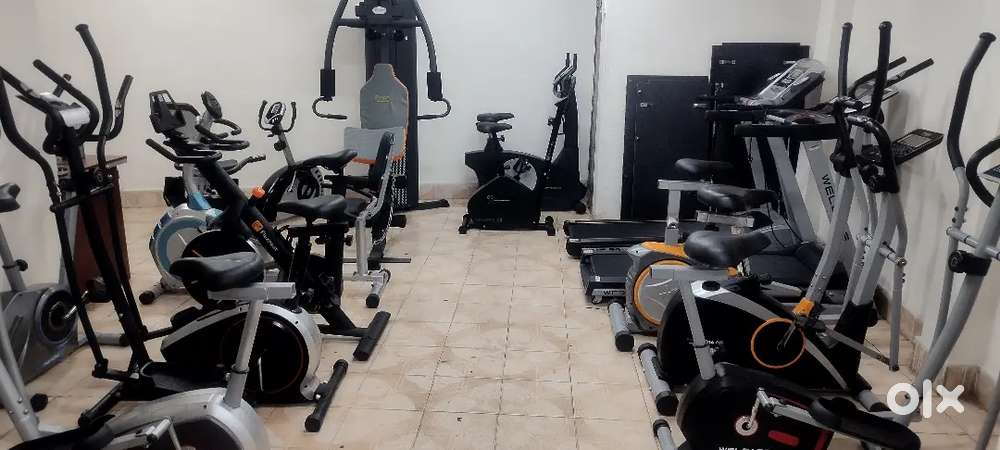 Used elliptical for sale with warranty combo offer dumbells free, etc.