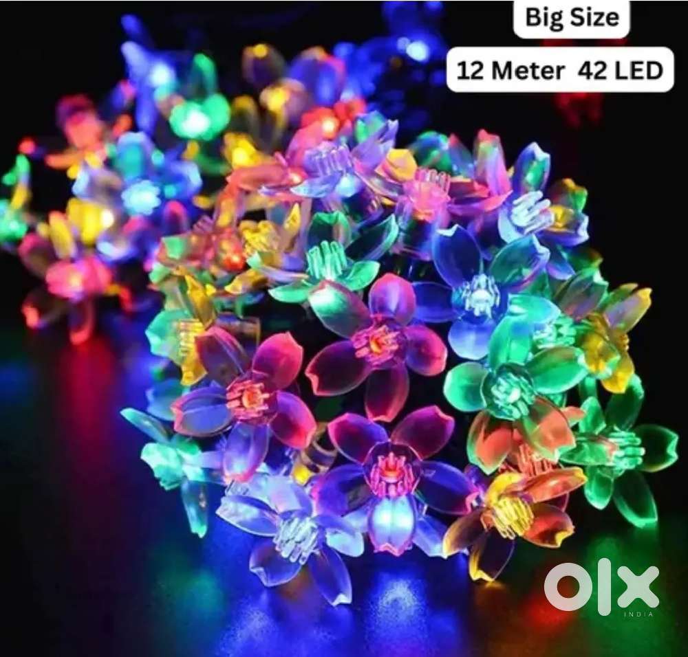 Colourful Wired, Flowers LED Lights, party, door Decor, home decor.