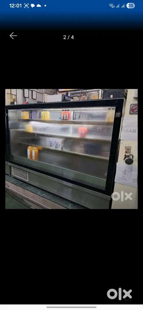 6 feet display counter with 2 feet counter