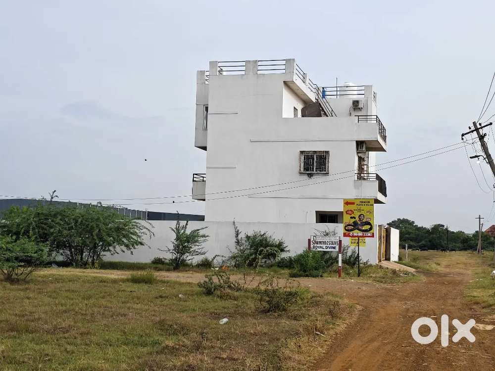 Redhills toll to 5km sholavaram angadu area sqft rate 1300