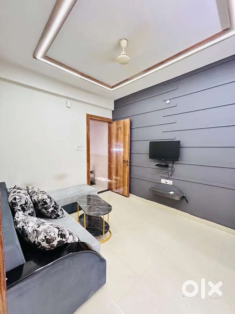 Lavish 1bhk fully furnished flat for in mahaLaxmi Nagar
