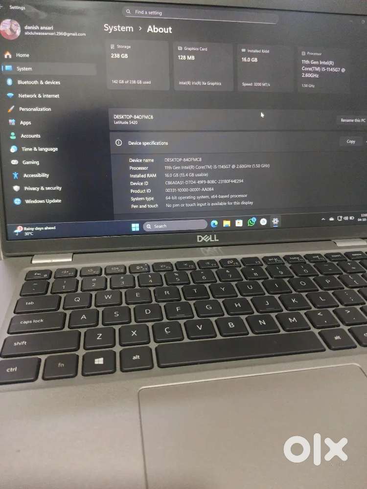 Dell latitude version 5420