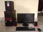 Sale my desktop pc led monitor with sound sys