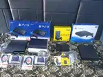 PS5,PS4,PS3,PS2, xbox all gaming consoles