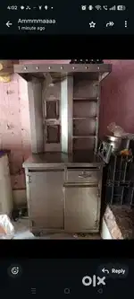 Shawarma machine (ek burner nhi chal rha)