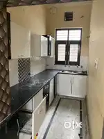 Two bhk set with wooden kitchen washroom complete wooden work car park