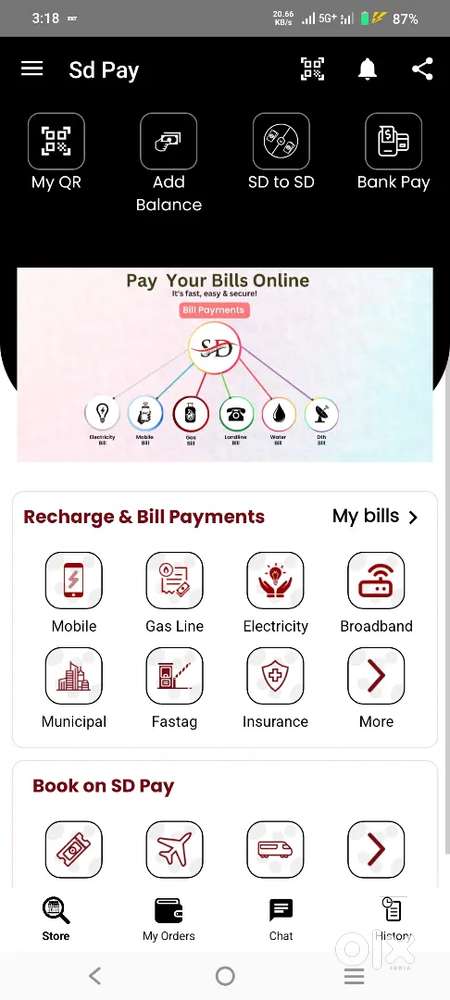 SD pay account opening