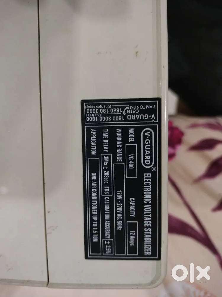 V guard stabilisers for ac