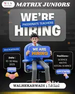 Teacher for SCIENCE & MATHS