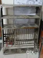 Pure steel utensils stand