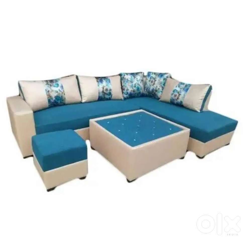 Super discount buy new sofa 8499, L size sofa 13990/-EMI on bajaj