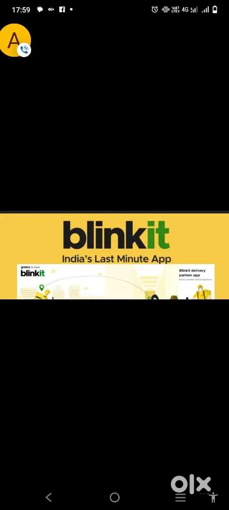 Hiring for jaipur blinkit delivery boy job