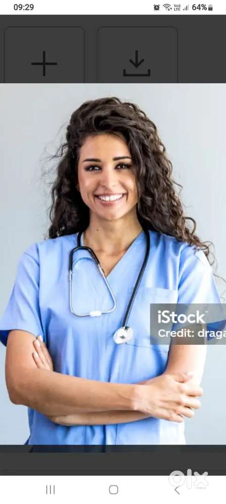 Female Nurse Hospital Exp working