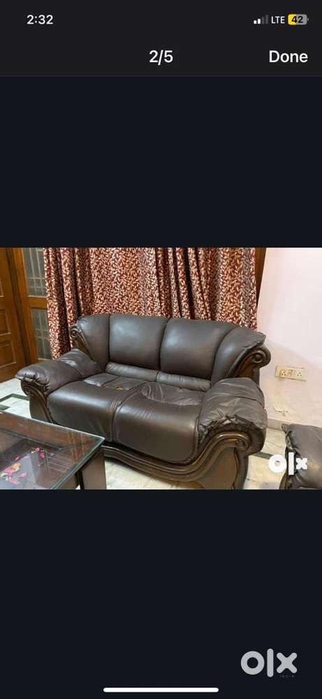 Sofa set brown