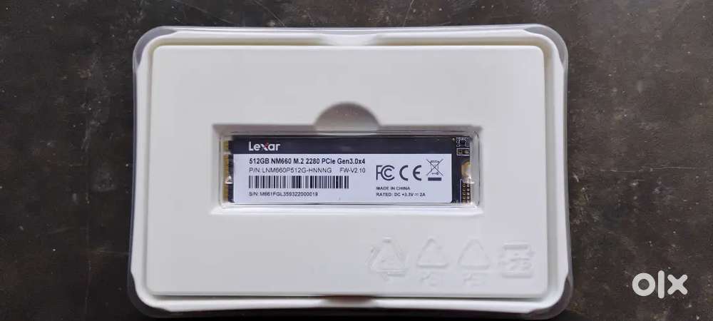 Lexar 512GB NM660 M.2 2280 PCIe Gen 3 SSD