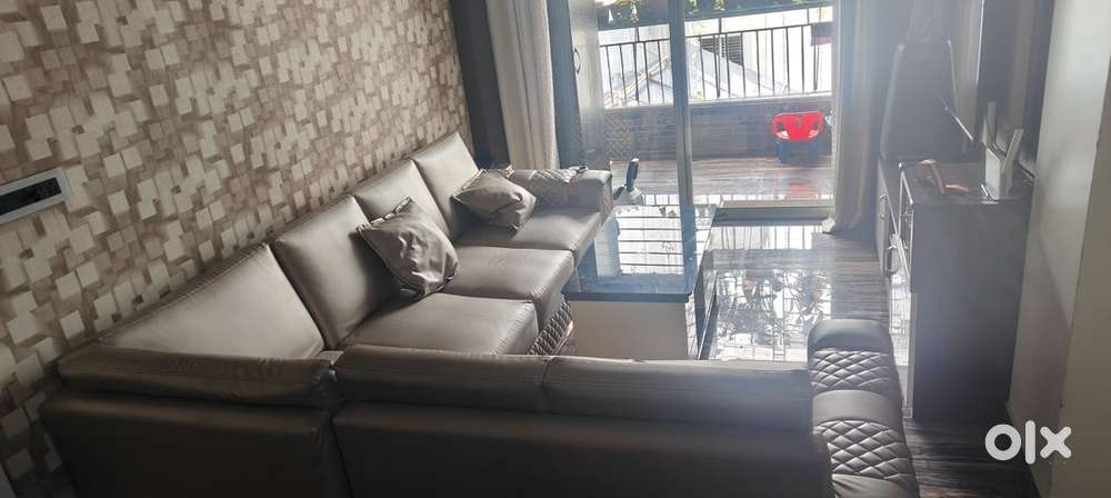 L type sofa with centre table for sale