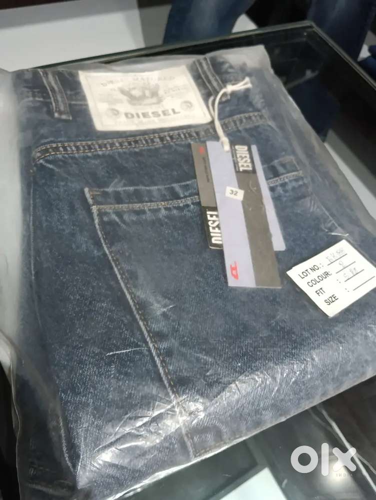 Straight pattern jeans bell bottom