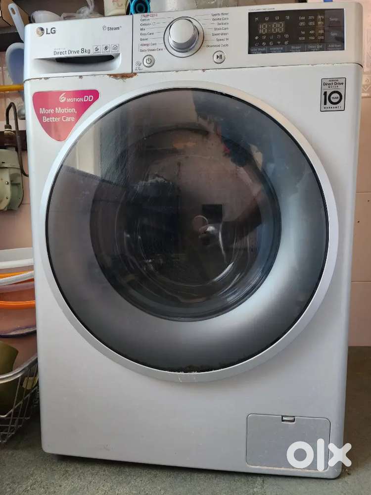 LG front load 8 kg washing machine in perfect working condition