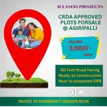 Agiripalli CRDA approved low cost plots for sale