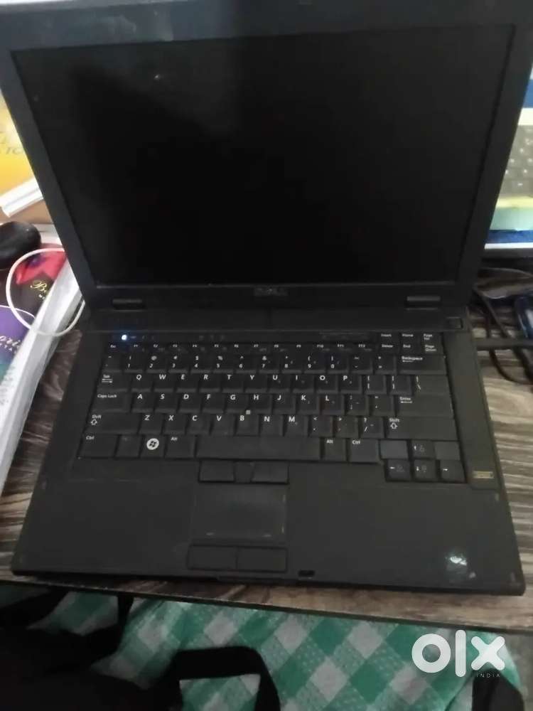 Dell laptop junior assistant typing