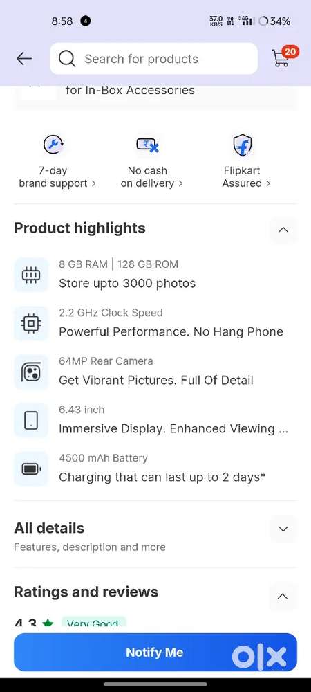 Oppo f21 pro  4g