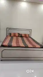 King size bed without mattress