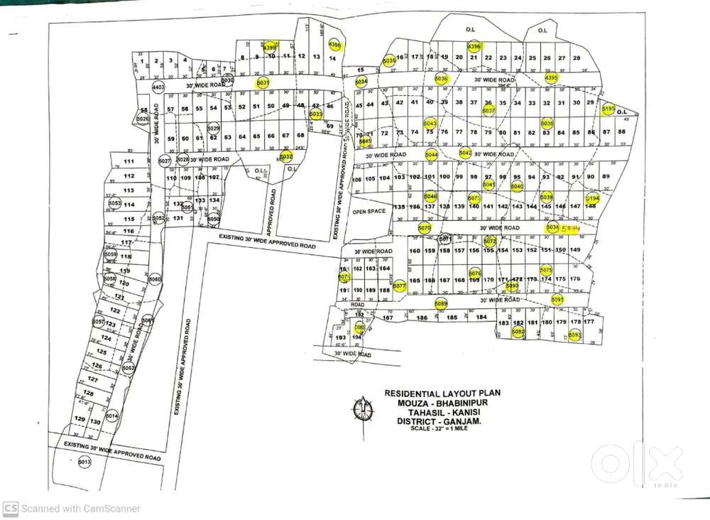 Nilachal nagar 6th line extension plot Gharabadi patta