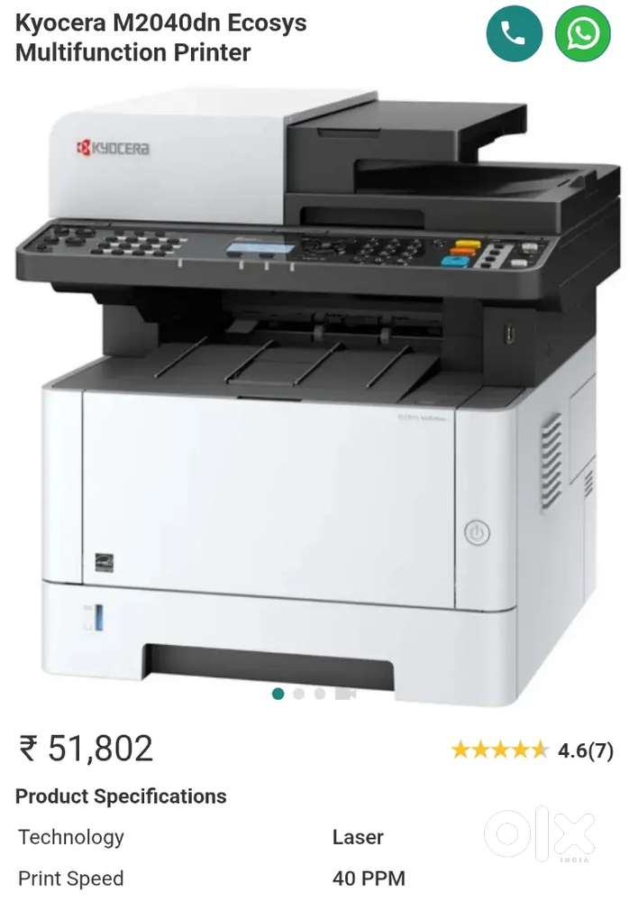 KYOCERA Ecosys M2040dn Multi-function Laser Print legal szie