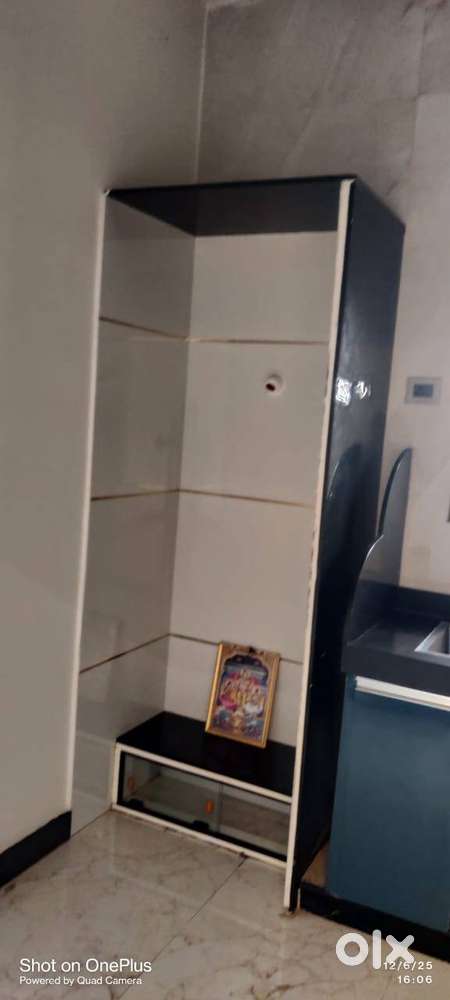 Hall, kitchen and 1 bedroom along with toilet with bath room.