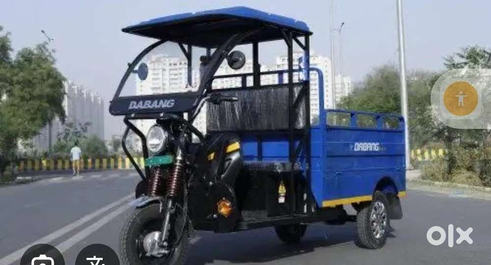 E rickshaw driver required and on rent available