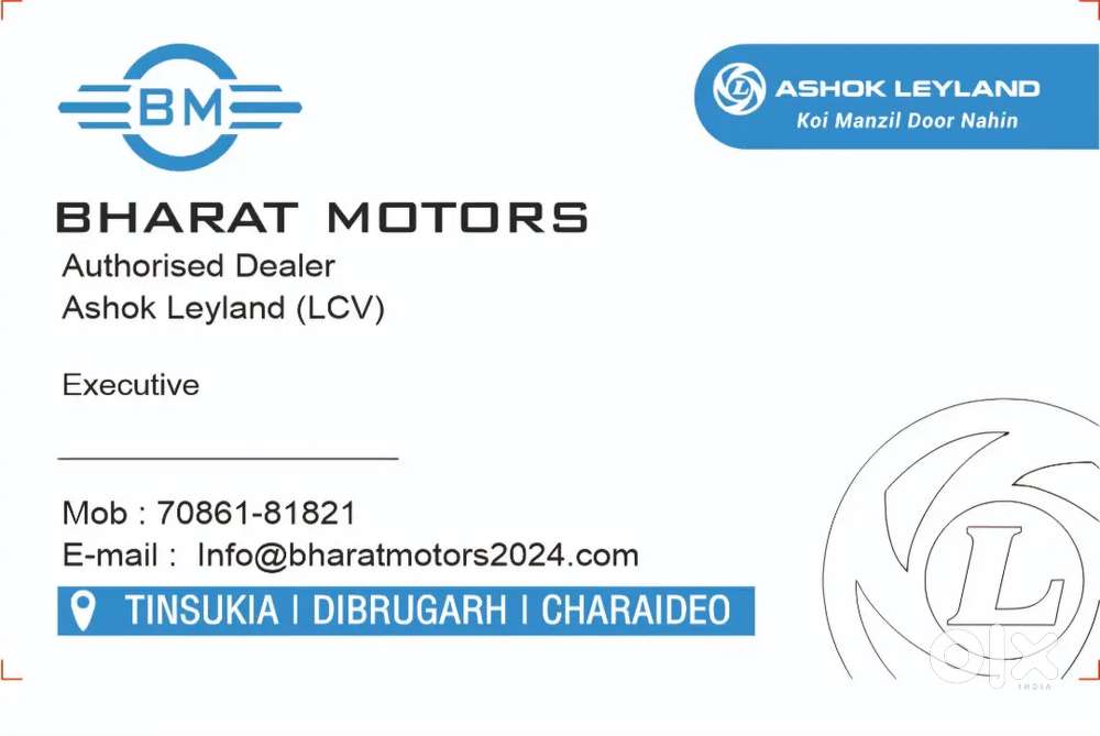 Sales executive at Ashok leyland commercial vehicle