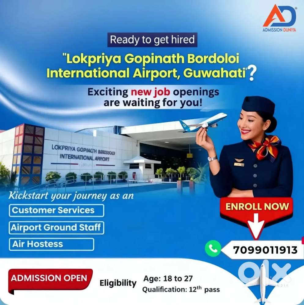 We are hiring students for ground staff cabin crew hospitality