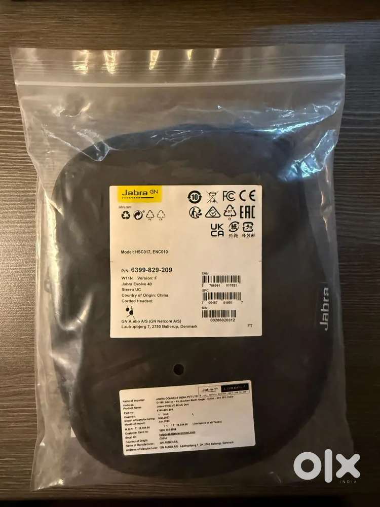 Jabra EVOLVE 40 MS Stereo wired USB headset