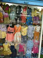 Shop mirror glass door